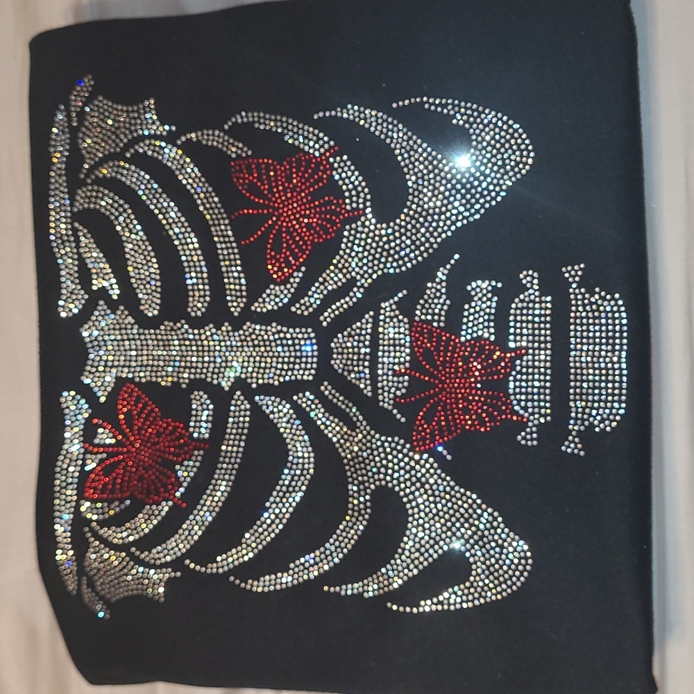 skeleton crewneck